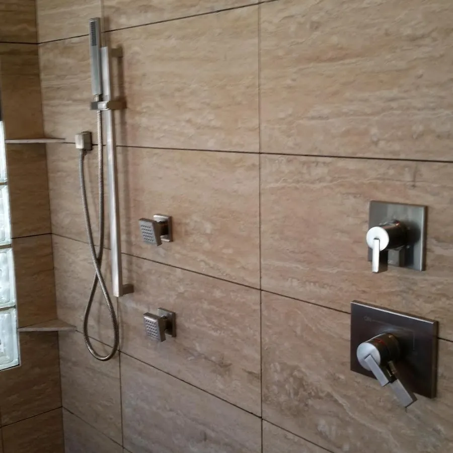 Shower fixture installation for Water Heater Replacement in Reedurban